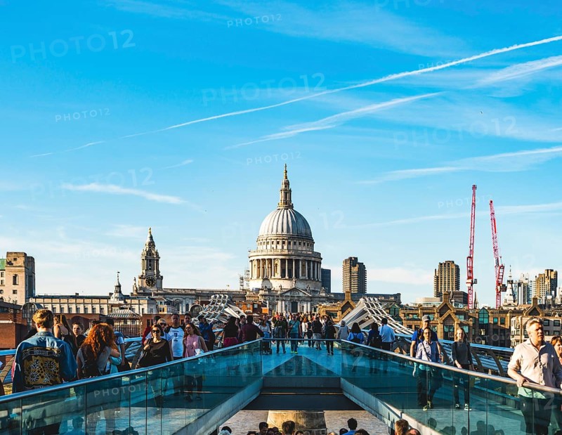 Millennium Bridge and St. Paul's Cathedral