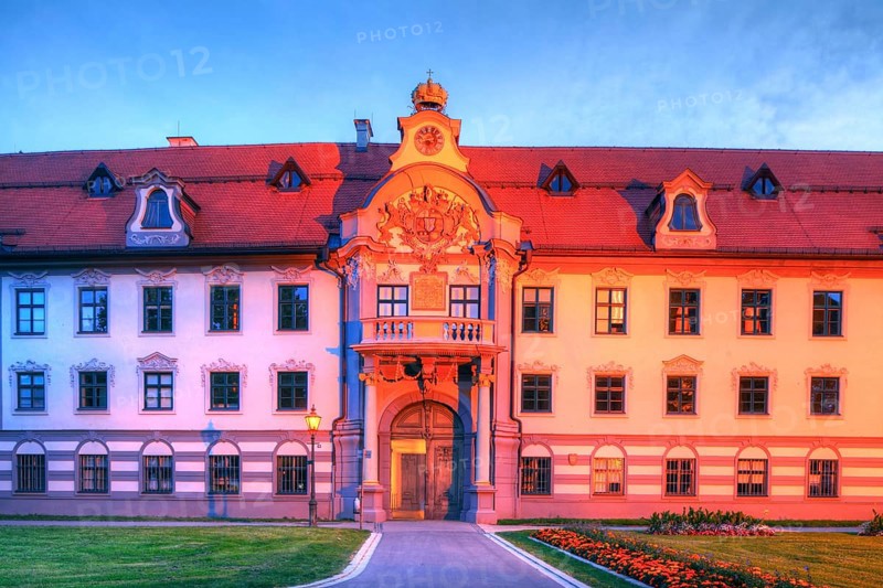 Princely Bishop's residence at dusk