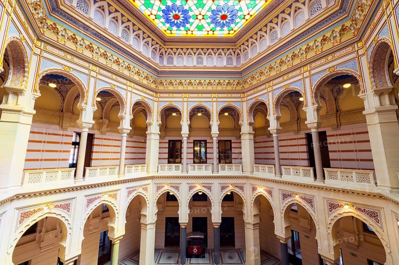 Stained-glass ceiling
