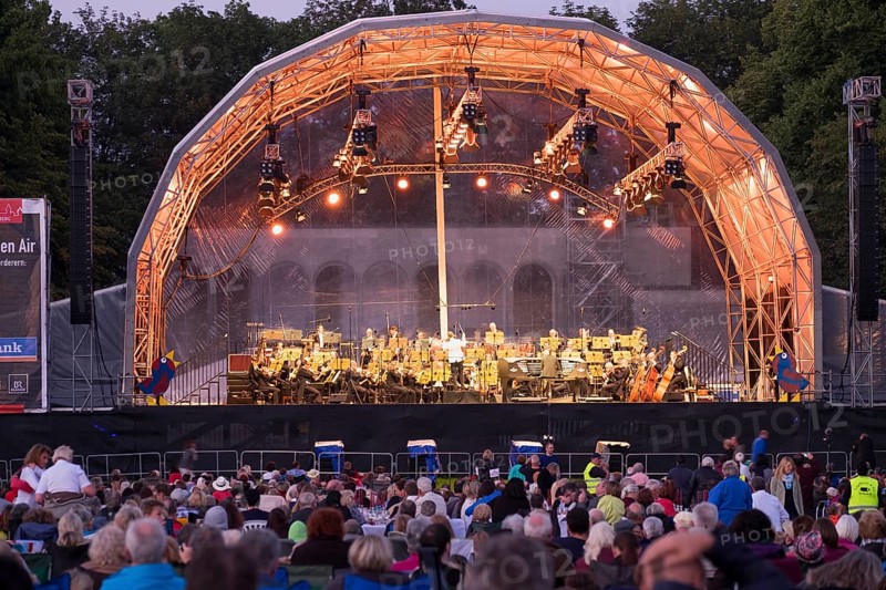 Open-air stage