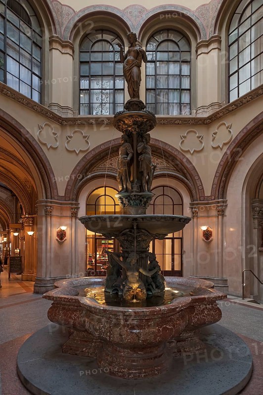 Courtyard with fountain