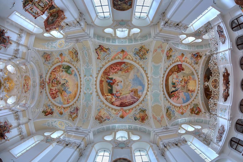 Ceiling frescoes