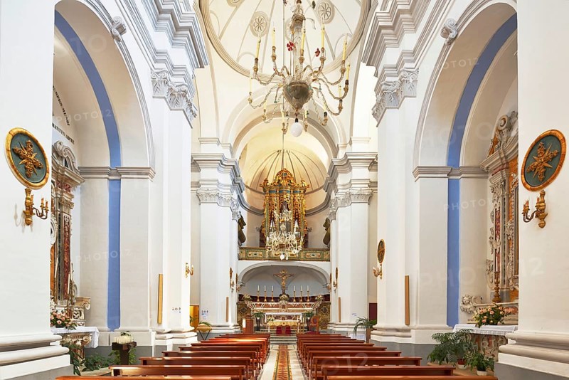 Interior with sanctuary