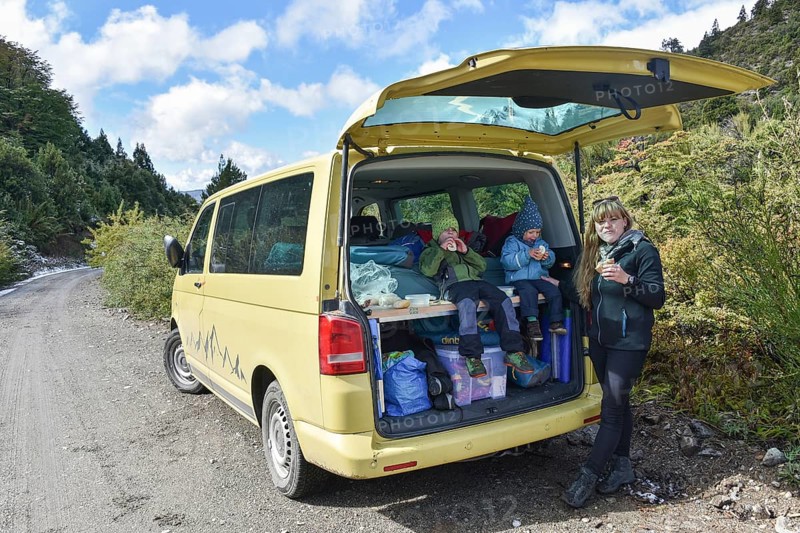 Family on a journey