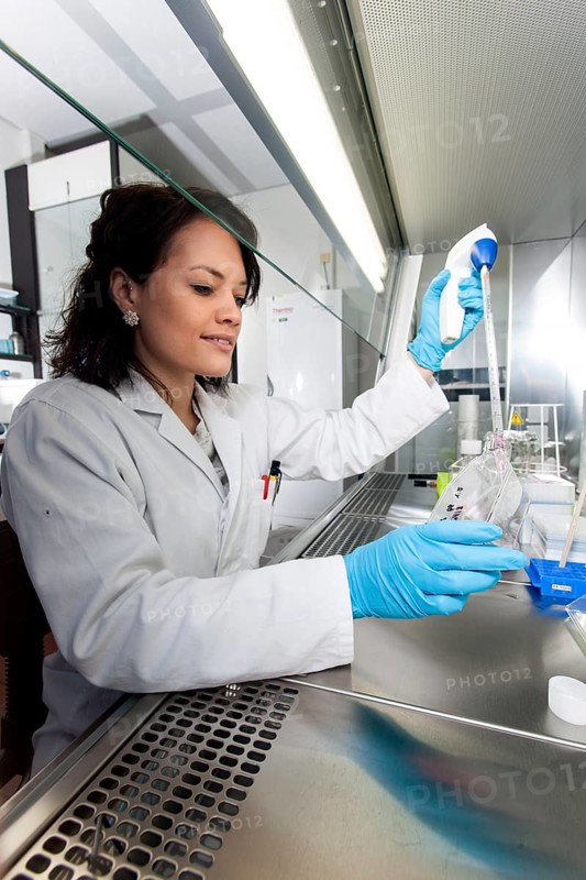 Pharmacist pipetting