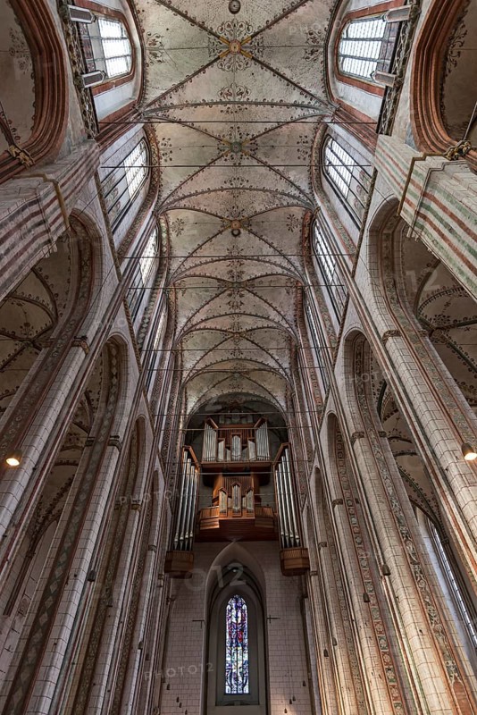 Ceiling vaults with Orgelempore
