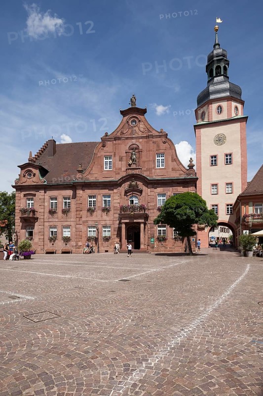 Town Hall and town hall tower at the market square