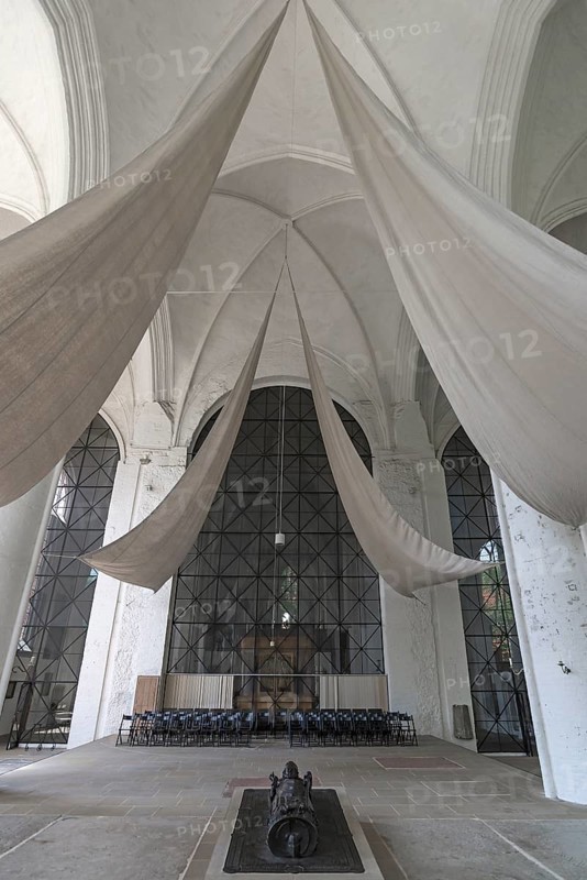 Church room with the burial place of Bishop Hinricus II. Bochold