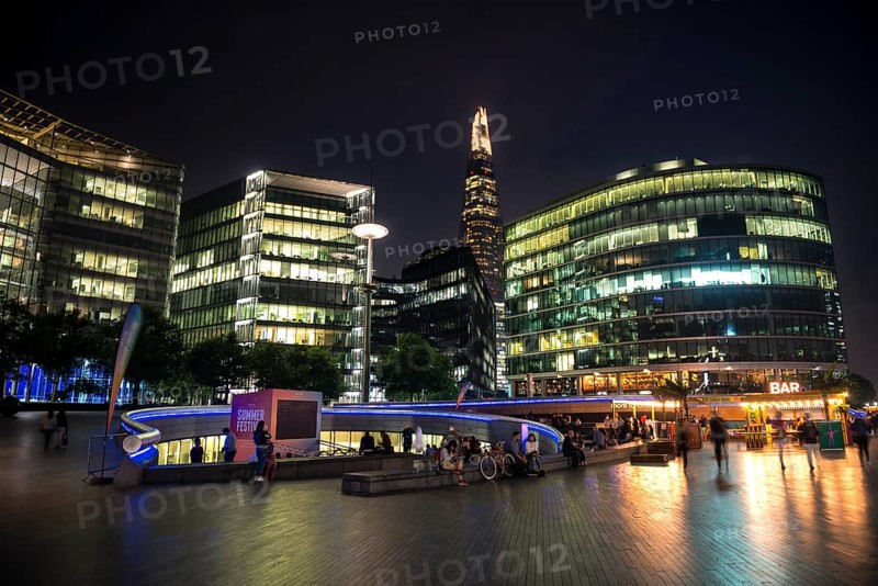 Waterfront at night