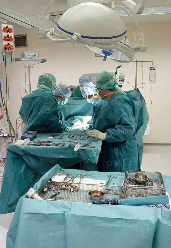 Doctors during surgery