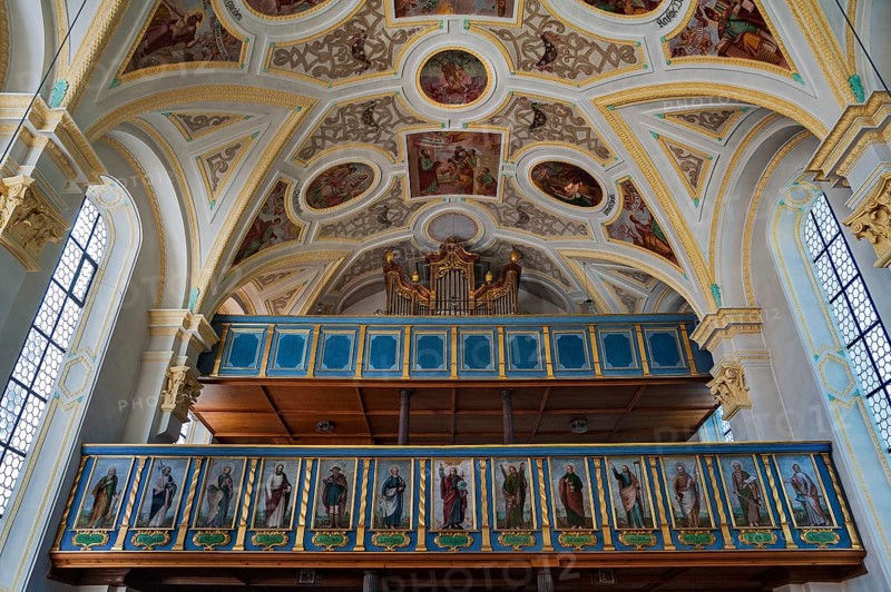 Organ loft of Parish Church of St. Andrew