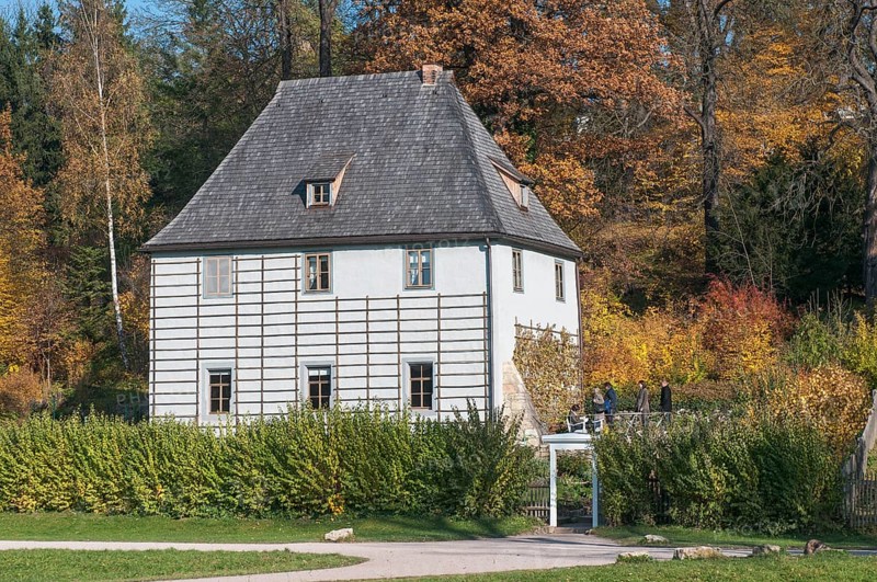 Goethe garden house in the Park at the Ilm