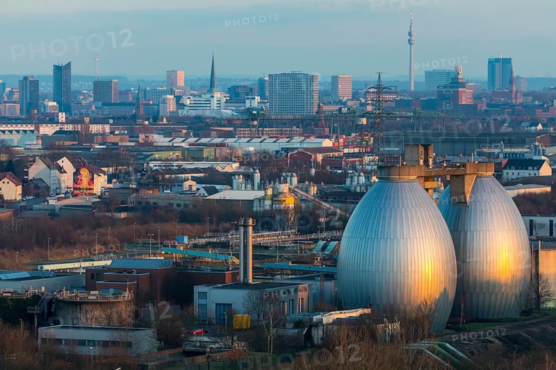 City panorama of Dortmund