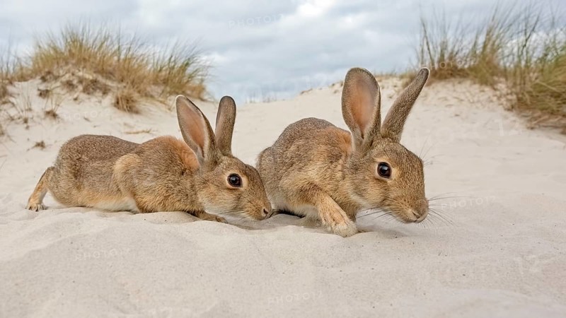 Wild rabbits