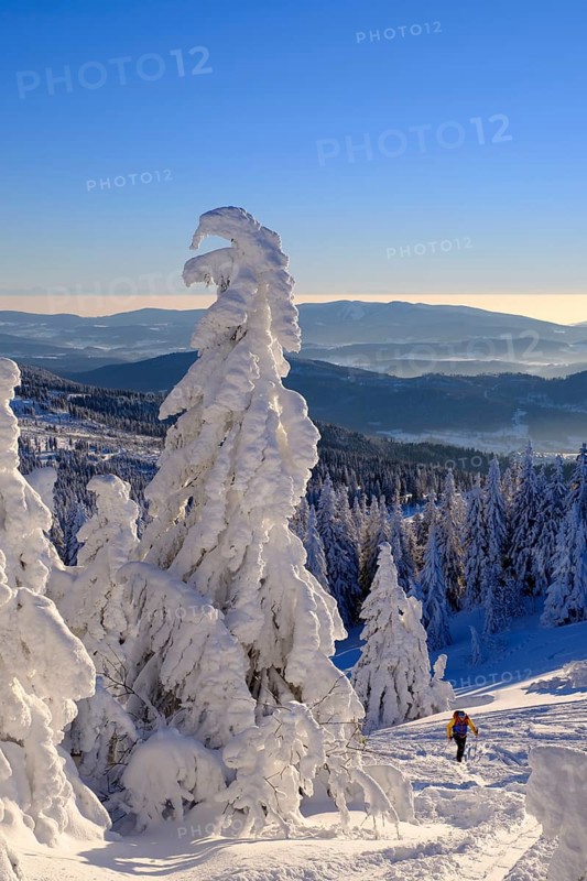 Ski tourers on Arbermandl