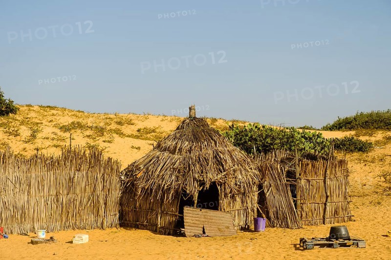 Straw hut