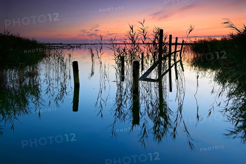 Sunset on backwaters