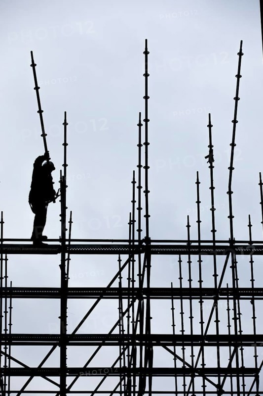 Scaffolders at work