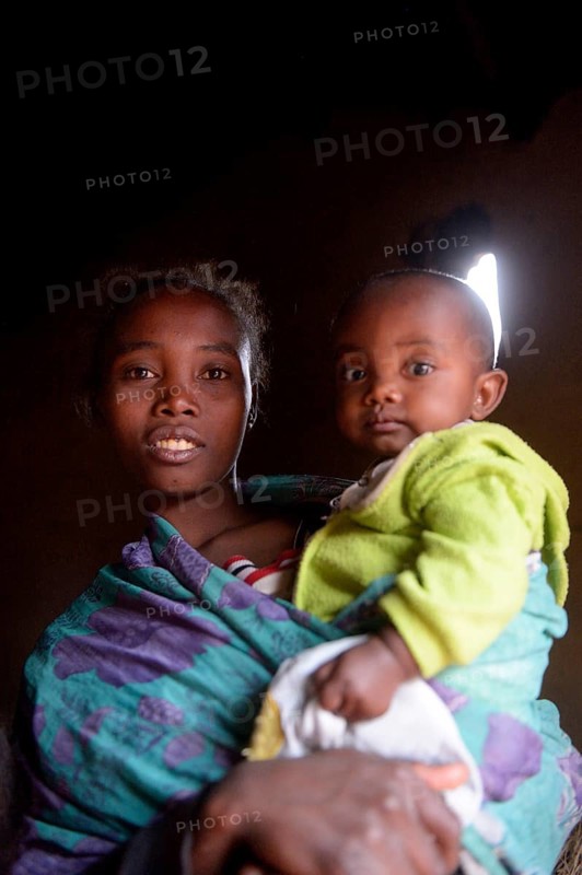 Young mother with toddler