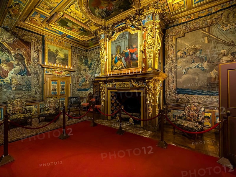 Interior with artwork