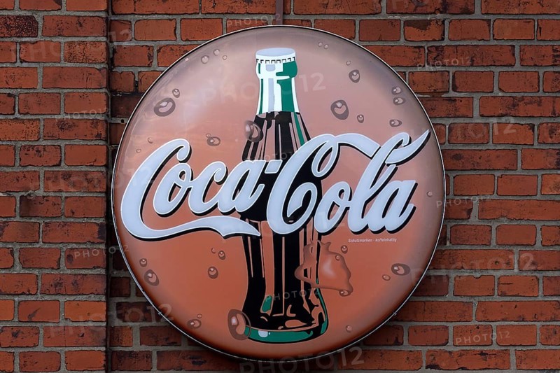 Old Coca-Cola advertising sign