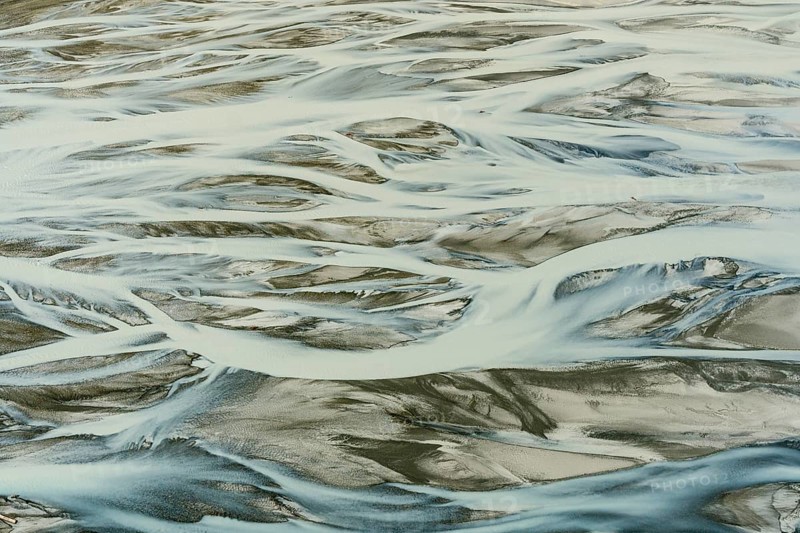 Glacier water from Gangapurna Gletscher before entering the lake