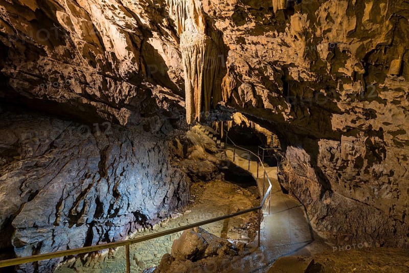 Dripstone cave Lurgrotte