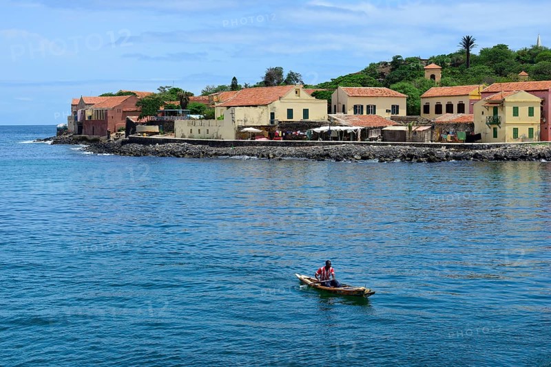 Fisherman in canoe
