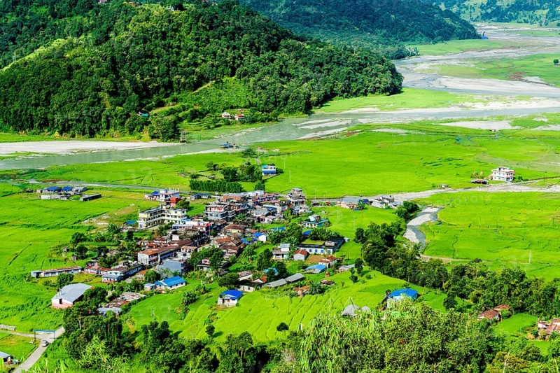 View on the village