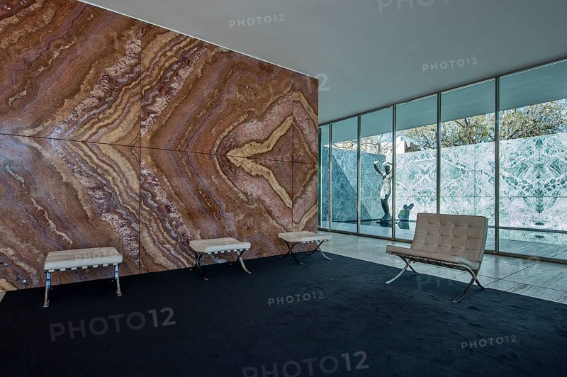 Barcelona pavilion with Barcelona chairs