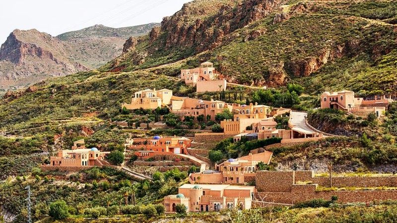 View to the village Cortijo Cabrera