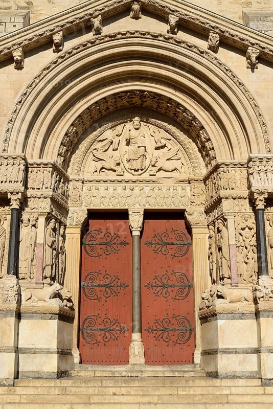 Entrance to the monastery church of St. Trophime