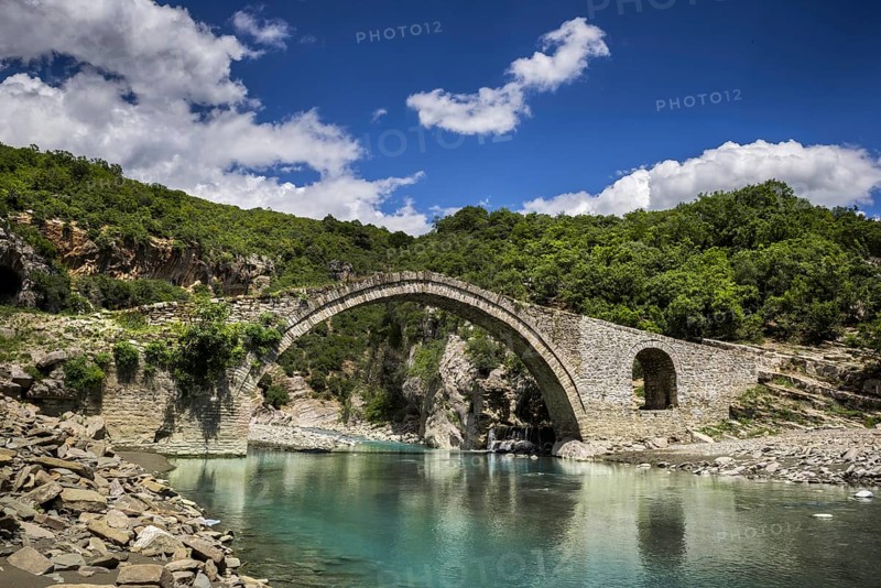 Ottoman stone arch bridge Ura e Kadiut