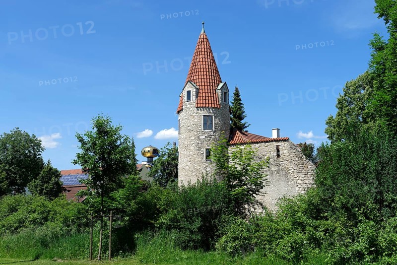City wall and tower