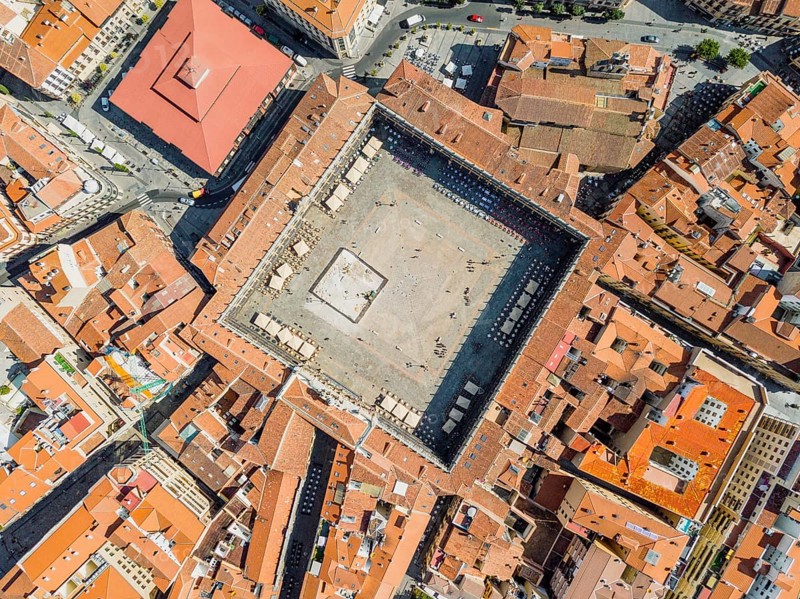 Main square called in Spanish Plaza Mayor