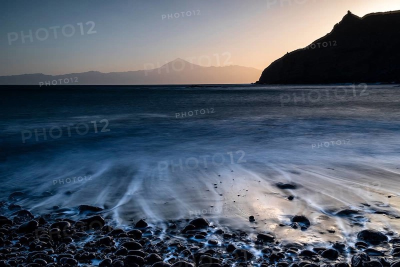 Sunrise at the beach Playa de Caleta