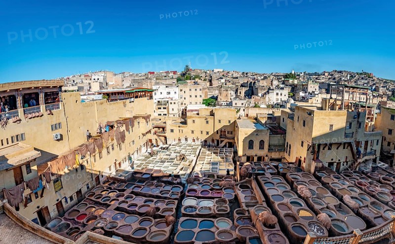 View over tannery