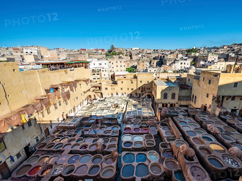 View over tannery