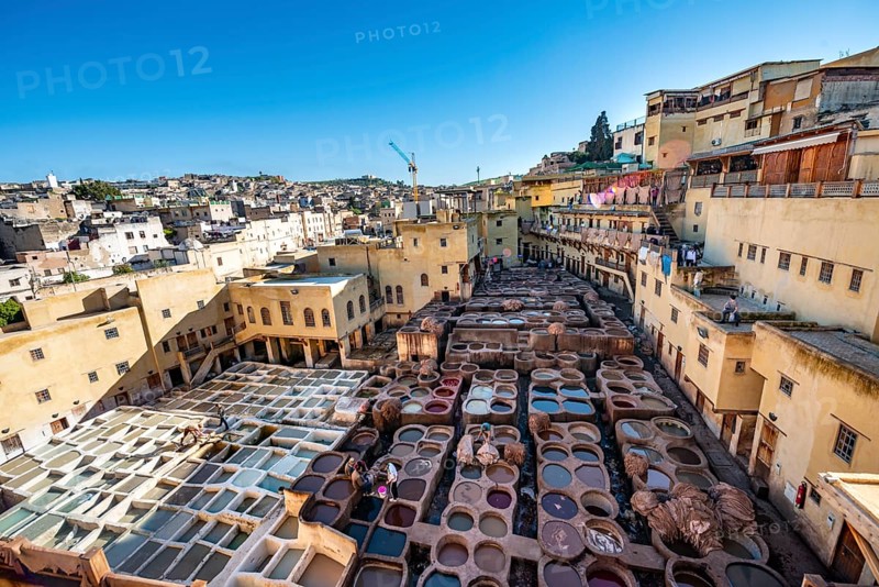 View over tannery