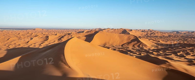 Sand dunes in the desert