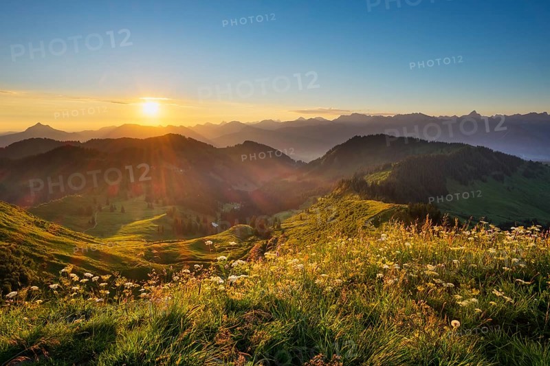 Sunrise at Riedberger Horn