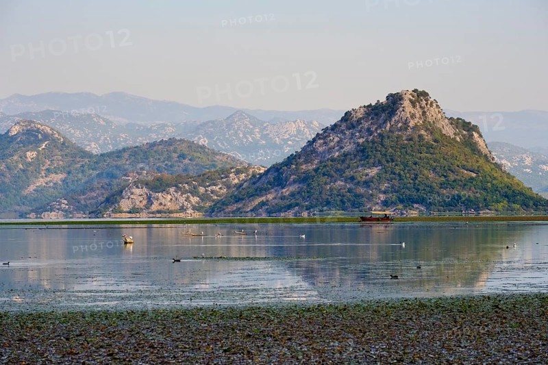 Excursion boat on Lake Skadar
