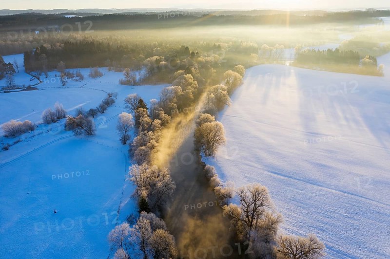 Loisach in winter