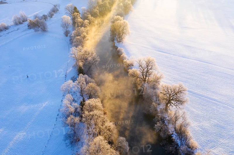 Loisach in winter
