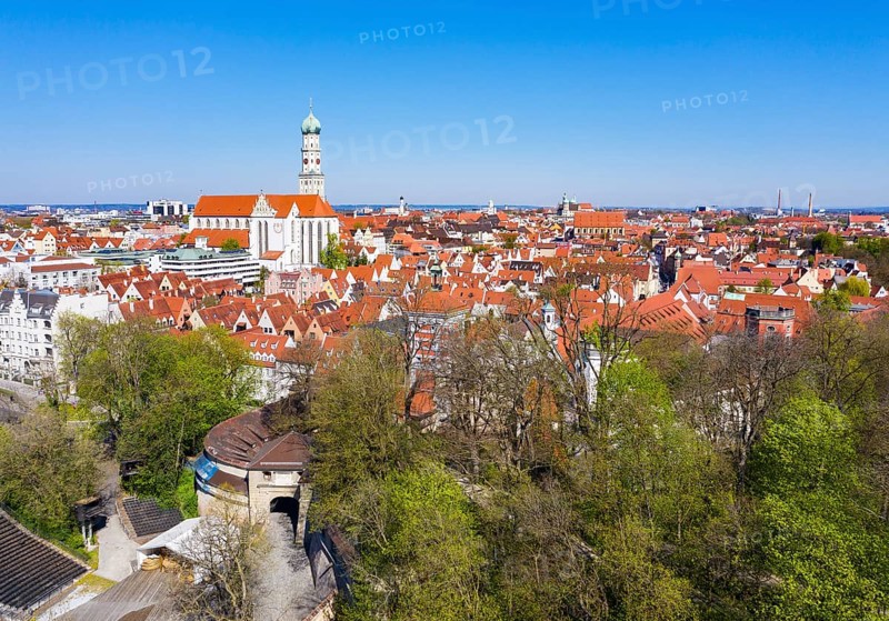 Red Gate and Basilica St. Ulrich and Afra
