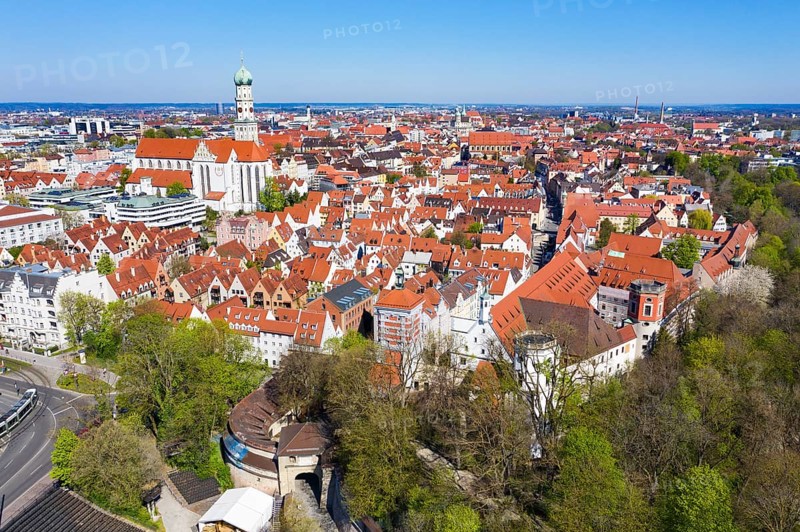 Red Gate and Basilica St. Ulrich and Afra