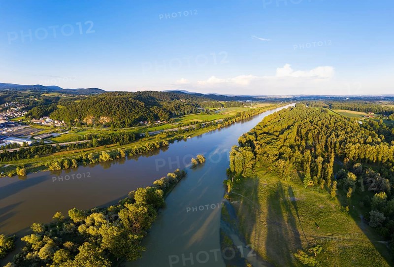 Mouth of the river Isar