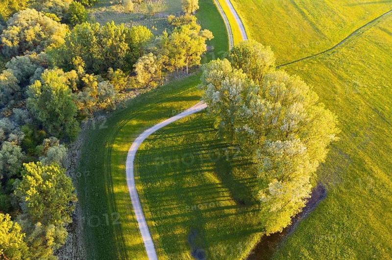 Path on dyke near Isar estuary
