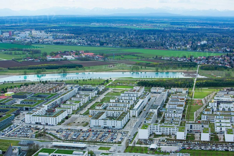 Messestadt with Buga Lake