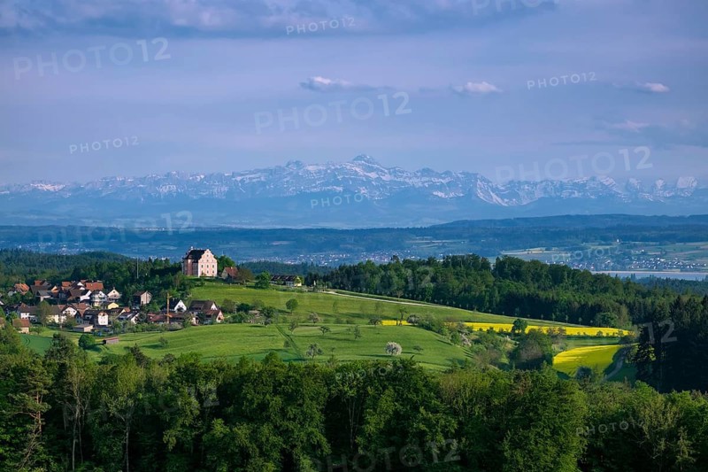 View of Castle Freudental on the Bodanruck